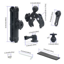 Camera Handlebar Bracket Outdoor Riding Bicycle Sports Camera Mounting Bracket