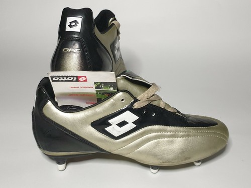 LOTTO SG SILVER/BLUE FOOTBALL BOOTS | eBay