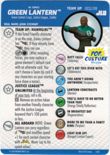 HEROCLIX JLU Team Up Card 002.08 GREEN LANTERN Hawkgirl
