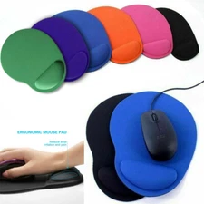 Ergonomic Comfortable Mouse Pad Mat With Wrist Rest Support Non Slip PC Mousepad