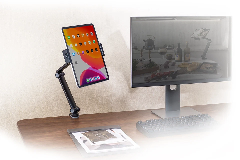 Tablet Halterung Halter verstellbar für 4,7 - 12,9 Zoll Bett & Tischhalterung - Bild 3 von 4