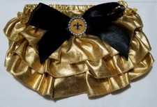 Saints Infant Diaper Cover Size M Bloomer Gold Black Football Fleur De Lis