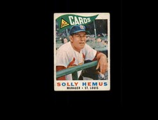 1960 Topps 218 Solly Hemus MG POOR #D813997