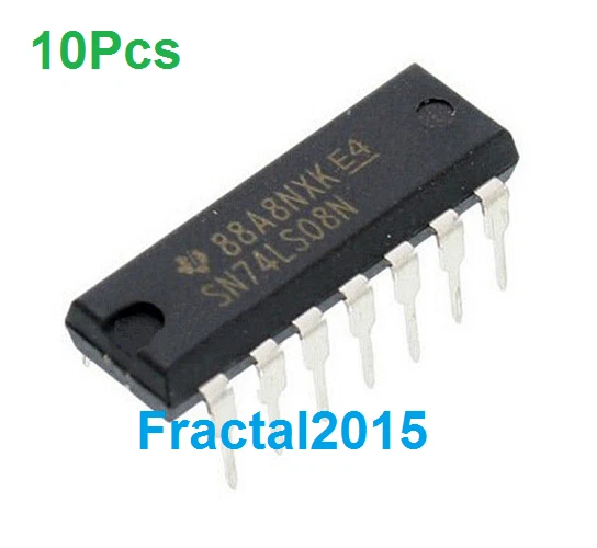 TEXAS INSTRUMENTS 10X SN74LS08N 74LS08N 74LS08 dip14
