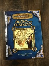 Dungeon and Dragons Roleplaying Deities and Demigods hardcover