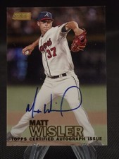 2016 Stadium Club Autographs Gold #SCAMW Matt Wisler  #4/25