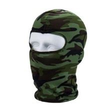 Tactical Jungle Camo Nylon Balaclava Ninja Swat Face Mask Liner Hunter Biker