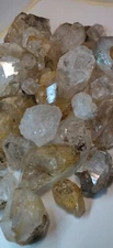 Genuine Herkimer Diamond NY- ROUGH/ PIECES- 1 LB/ - Mohawk valley mined