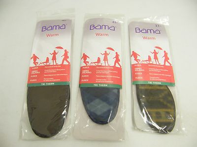 BAMA TRI THERM WARME EINLEGESOHLE Gr. 38 - 46 FLEECESOHLE FÜR LEICHTE KÄLTE