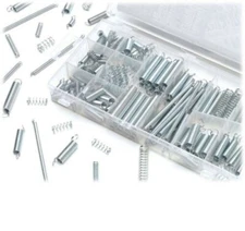 200pc Extension & Compression Steel Spring Assortment Kit Carburetor Flat Hoop