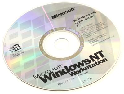 Microsoft Windows NT Version 4.0 Bertriebssystem Workstation Original CD-ROM
