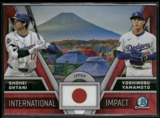 2024 BOWMAN CHROME BASEBALL INTERNATIONAL IMPACT SP INSERTS-PICK FROM LIST!