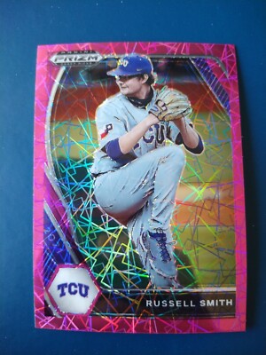 2021 Panini Prizm Draft Picks PINK VELOCITY PRIZM Russell Smith #PDP51