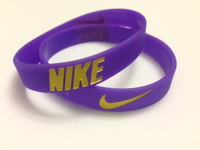 Nike JUST DO IT. wristband baller bracelet nba sport BLACK with white silicone | eBay