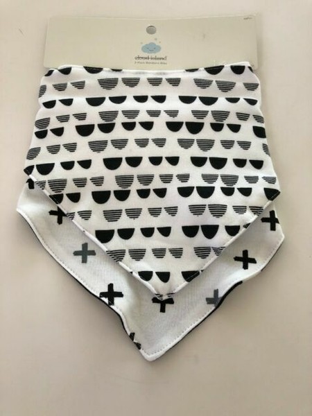 silicone bib cloud island 2pk