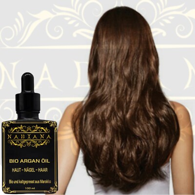 Bio Arganöl aus Marokko Argan Öl 100ml  für Haare Haut und Nägel  mit Geschenke