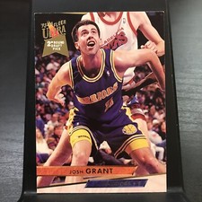 Fleer Ultra 1993-94 Rookie Josh Grant #248 Golden State Warriors Basketball Card