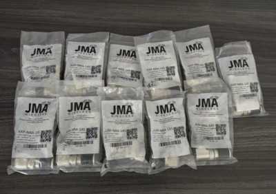 N-Male Right Angle Connector for 1/4'' Superflex Coax (UXP-NRA-14S & AXP-NRA-14S)