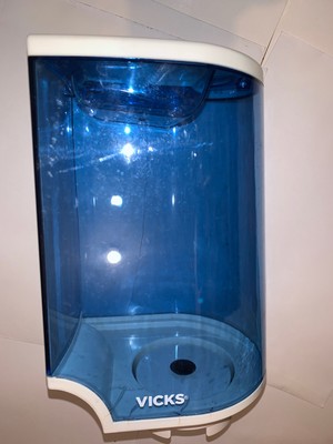 Vicks Warm Mist Humidifier Home Moisture Vaporiser Automatic: cracked