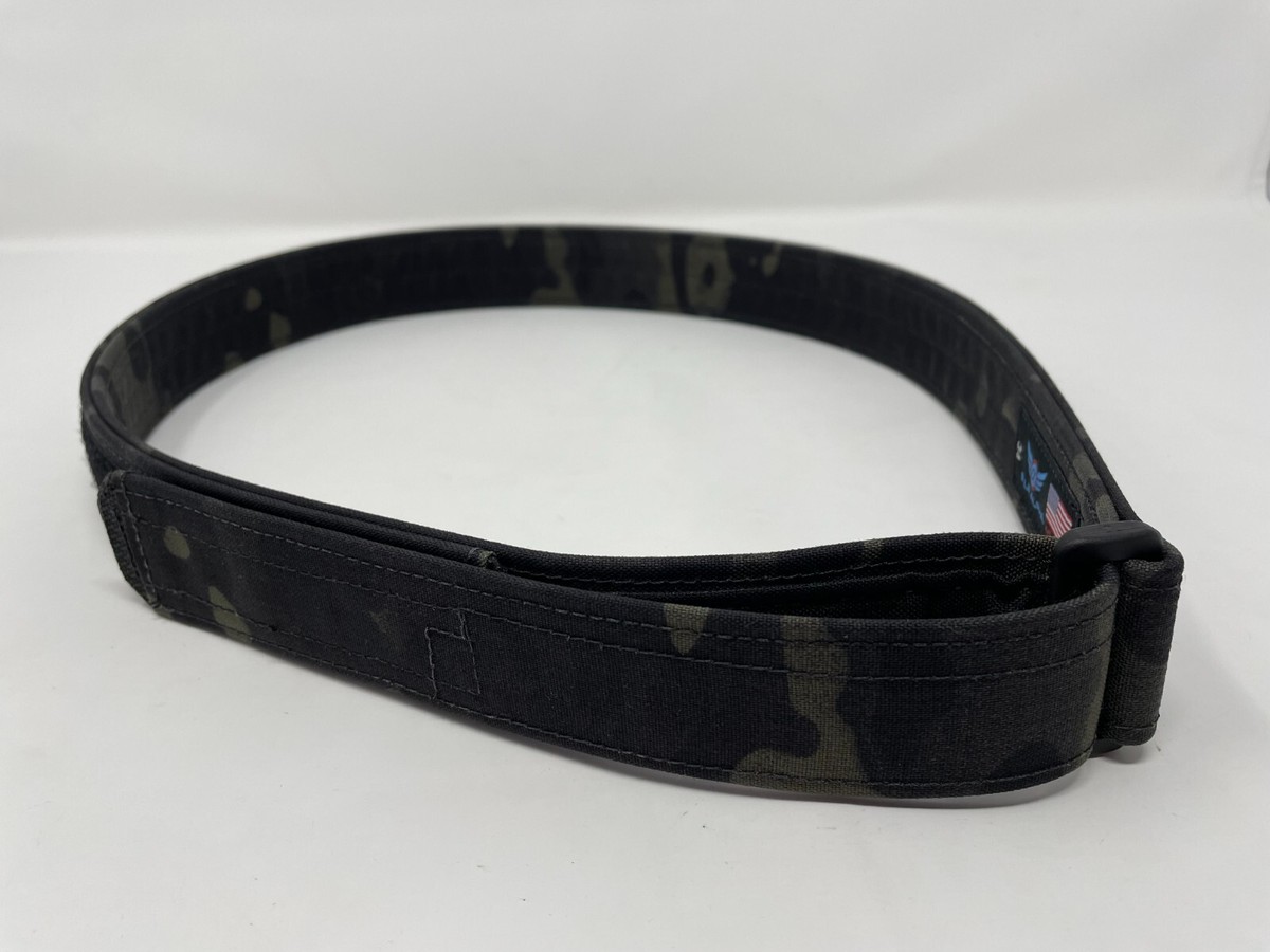 Blue Alpha Low Profile EDC Belt / Wrapped Black Multicam | eBay