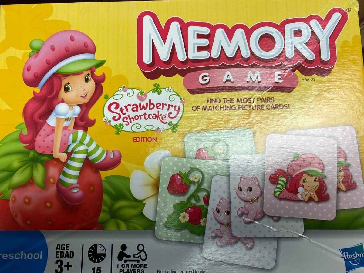 Strawberry Shortcake Edition Memory Matching Game - 2009 Hasbro | eBay