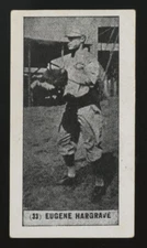 1928 F50 YUENGLING'S ICE CREAM #33 EUGENE BUBBLES HARGRAVE 2X WET SHEET TRANSFER