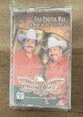 Chuy Vega - Una Pagina Mas Lo Mejor De Los 70 s y 80 s Sealed Cassette