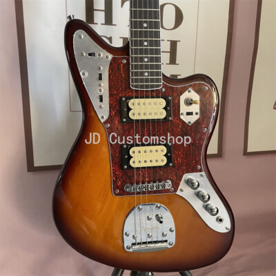 Factory Vintage Sunburst Jazzmaster Electric Guitar 6 String Tremolo Bridge 22 F