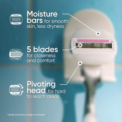 4 Gillette Venus Olay Razor Blades Comfortglide Refills Cartridges Sugarberry - Picture 2 of 7