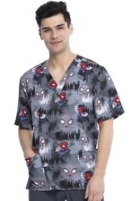 Spiderman Cherokee Scrubs Tooniforms Marvel Unisex V Neck Top TF606 MAOP