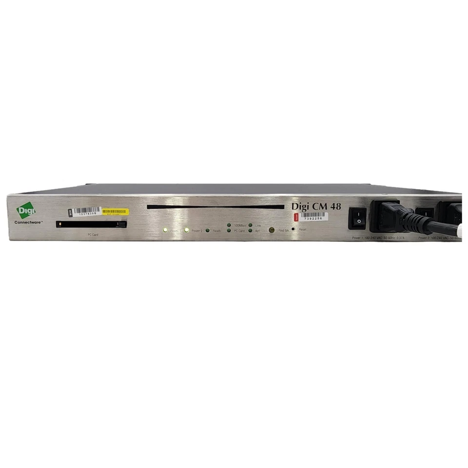 Digi CM48 48 Port RJ45 Serial Console Remote Management Terminal Server Dual PSU - Image 4 of 4