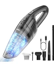 Handheld Cordless Vacuum Cleaner 8500PA, Rechargeable Powerful Suction Dry/Wet,