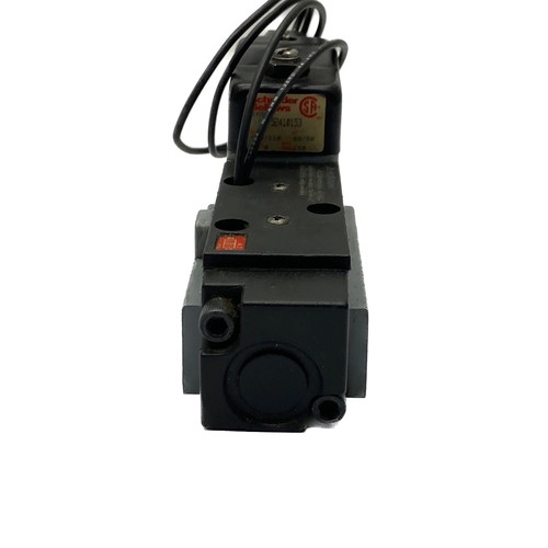 Used Schrader Bellows 1/4” NPT 4-Way 2 Position 150 psi 120VAC Solenoid Valve - Picture 4 of 7