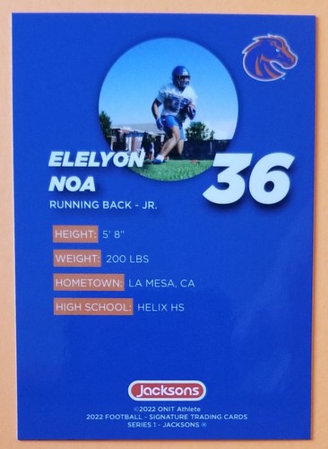 2022 Boise State Series 1 Football Cards - You Pick your Card Complete your Set  - Bild 89 von 203