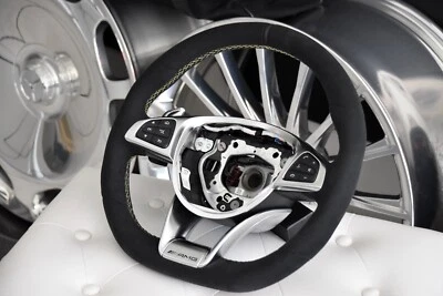 OEM Mercedes AMG Sportlenkrad Lenkrad Gelb Exklusive Microfaser A1904600703 1c32 - Bild 1 von 4