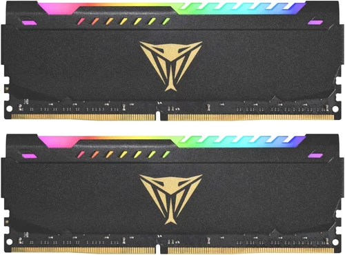 Patriot Viper Steel RGB DDR4 RAM 16GB (2X8GB) 3200Mhz CL18 1.35V UDIMM Desktop G