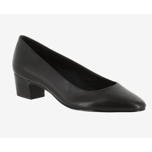 EASY STREET Prim Kitten Heel Slip On Round Closed-toe Slip-on Pumps Black 9N - 第 1/4 張圖片