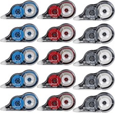 15PCS Correction Tape, 39.37ft Each, Fast, Clean, Opaque and Easy to Use