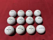 12 WILSON STAFF MODEL (2025) GOLF BALLS - PEARL / GRADE A CONDITION - P&P INC