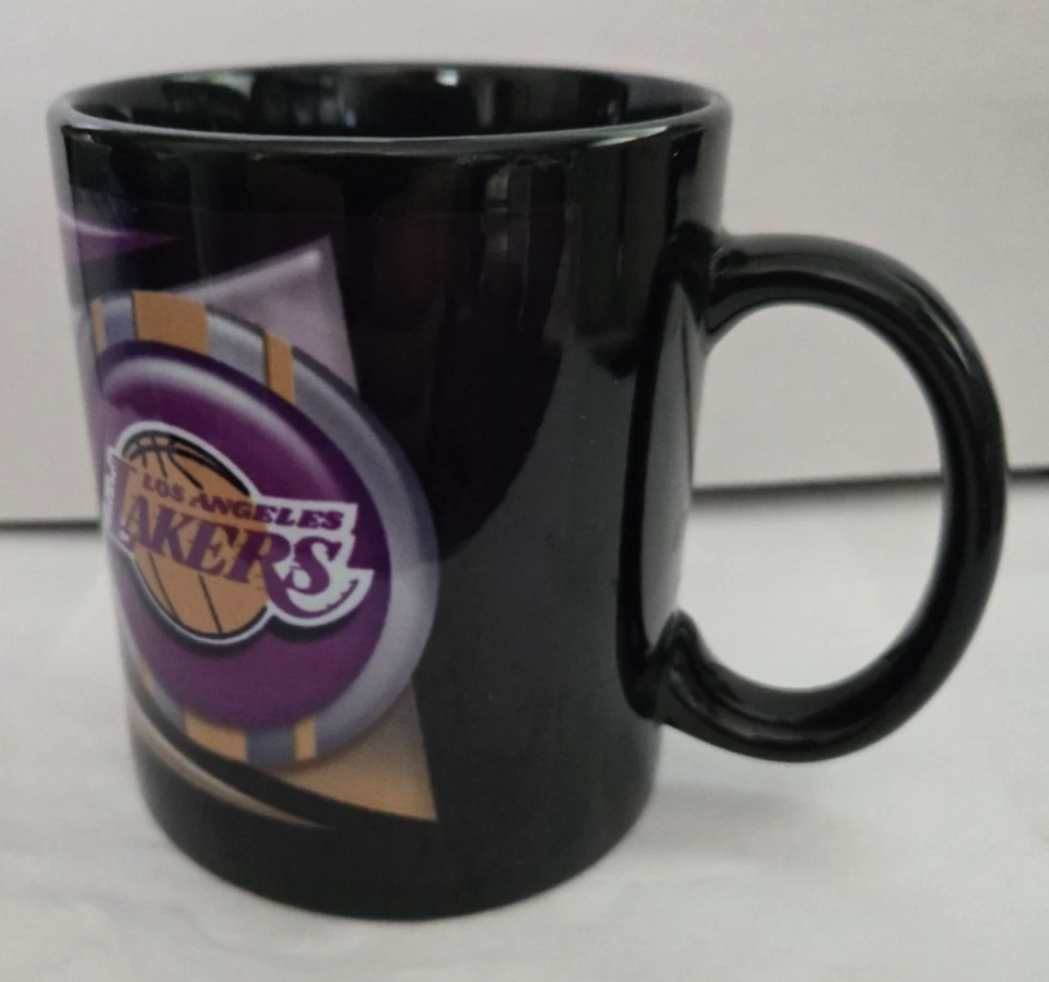 洛杉矶湖人队黑色标准尺寸咖啡杯篮球 — 第 4/4 张图片
