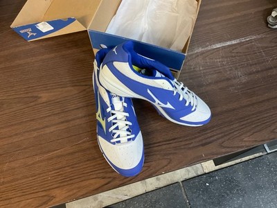 Mizuno Dominant IC Metal Baseball Cleats Blue White Size 15 NEW