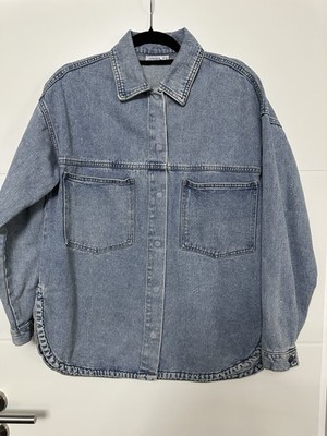 Hemdjacke Jacket Jeansjacke Jeans Mittelblau Janina Größe 38