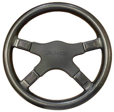 AMG italvolanti 365mm Black Leather 4-Spoke Steering Wheel