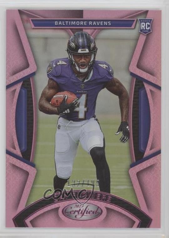 2023 Certified Rookies Mirror Pink 132/199 Zay Flowers #185 Rookie RC 1f60
