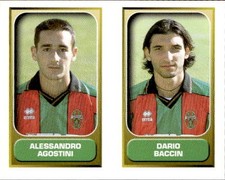 figurina Calcio Merlin 2001 # 583 Agostini/Baccin (a/b) Ternana - Serie B