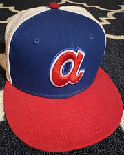 Atlanta Braves Throwback Hat Size 7 1/8
