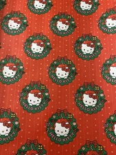 HELLO KITTY  Christmas Wrapping Paper 50 sq ft Large