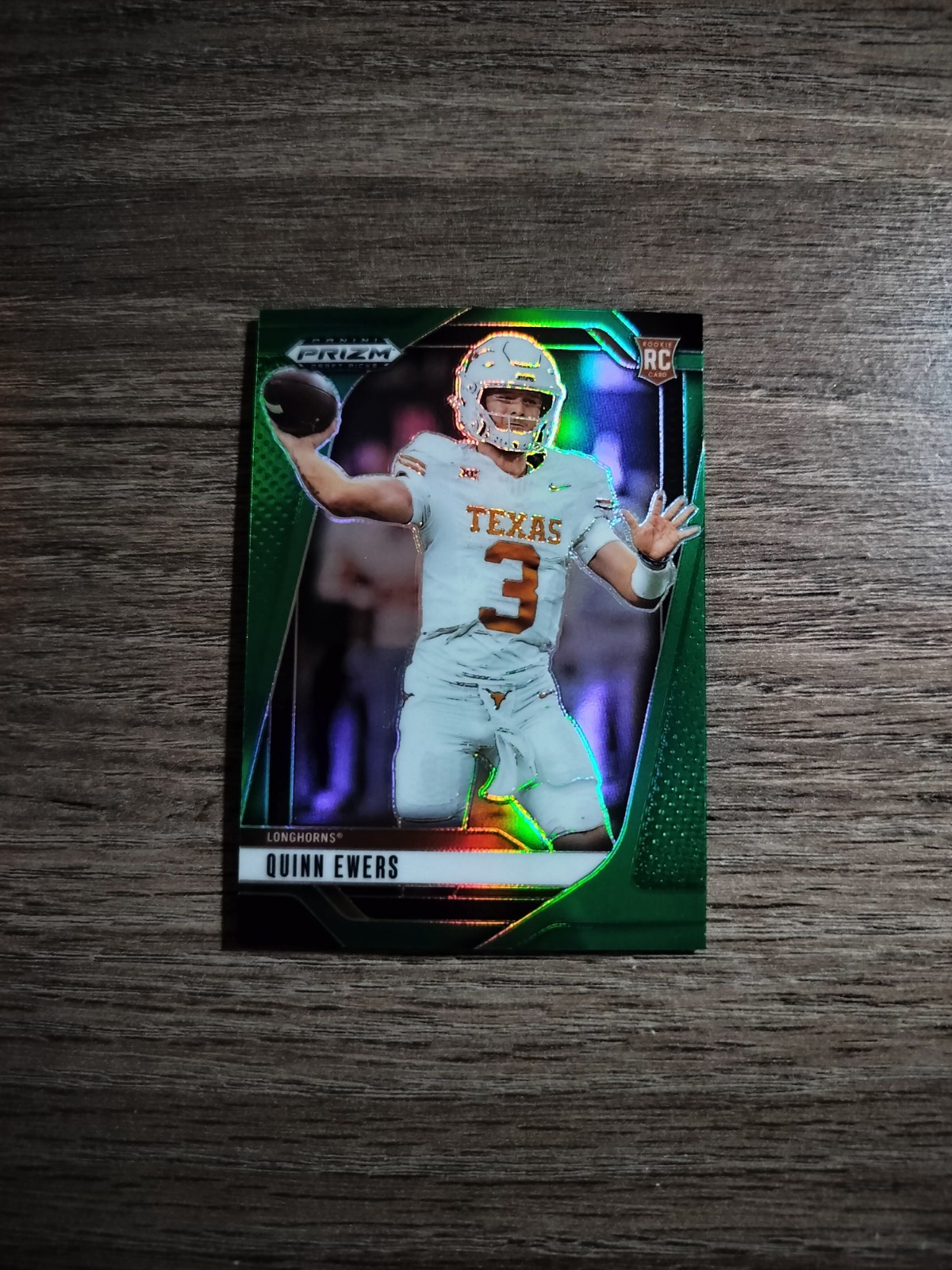 2025 Panini Prizm Draft Picks - Quinn Ewers #126 Green Prizm (RC)