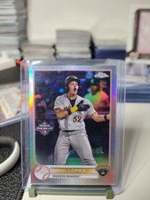 2022 Topps Chrome Dariel Lopez Refractor /99, Pro Debut Bradenton Marauders 