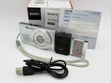 SONY Cyber-shot DSC-W830 Silver Tested Working Compact Digital Camera From Japan